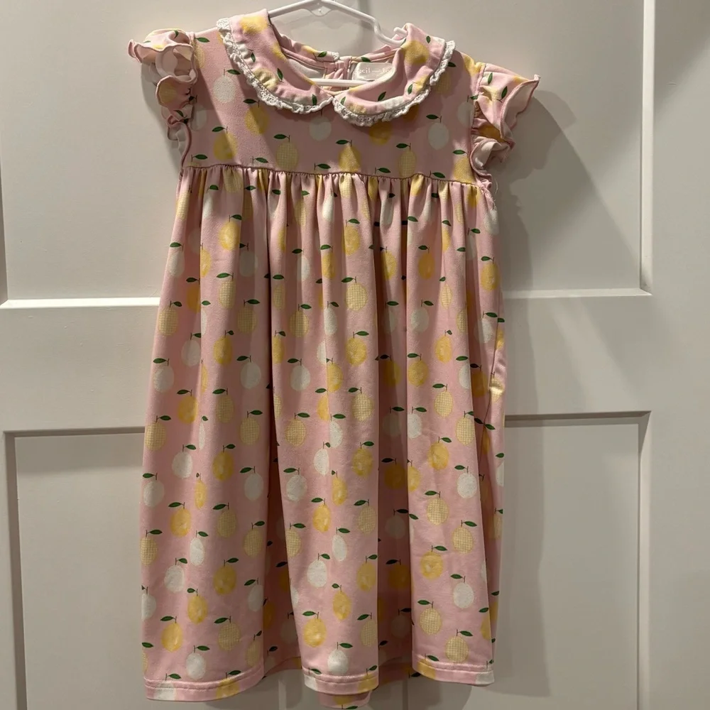 Cecil and Lou Pink Lemon Dress